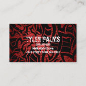 Tattoo Artist Body Art Visitekaartje (Achterkant)