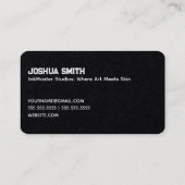 Tattoo Artist Shop Visitekaartje (Achterkant)