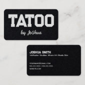 Tattoo Artist Shop Visitekaartje (Voorkant / Achterkant)