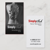 TATTOO ARTIST Simply Ink Visitekaartje (Voorkant / Achterkant)