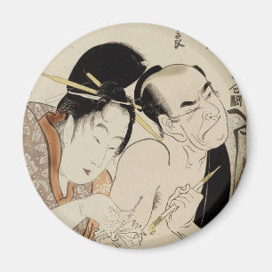 Tattoo artistieke Japanse fijntekenmagneet Magneet