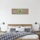 Tattoo bij slag Tekening Canvas Afdruk (Insitu (Slaapkamer))