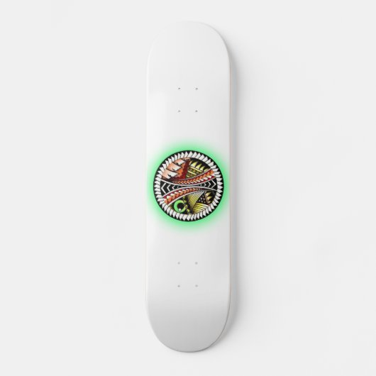 Tattoo bij slag Tekening Skateboard (Voorkant)