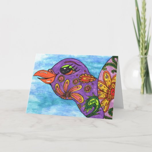 Tattoo Bird Kaart (Voorkant)
