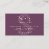 Tattoo Body Art Nazorg Instructies Visitekaartje (Voorkant)