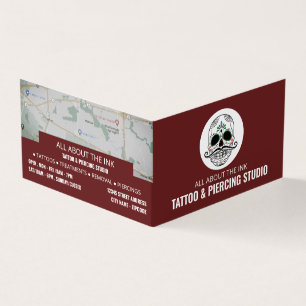 Tattoo & body Piercing Studio, Benoeming Visitekaartje