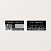 Tattoo & body Piercing Studio, Benoeming Visitekaartje (Binnenkant ongevouwen)