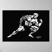 Tattoo Bodybuilder Poster (Voorkant)