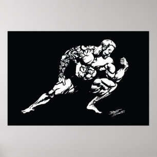 Tattoo Bodybuilder Poster