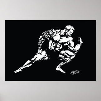 Tattoo Bodybuilder Poster