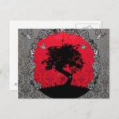 Tattoo Bonsai Tree of Love Briefkaart (Voorkant / Achterkant)