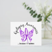 Tattoo Boterfly 6.1 Epilepsie Briefkaart (Staand voorkant)