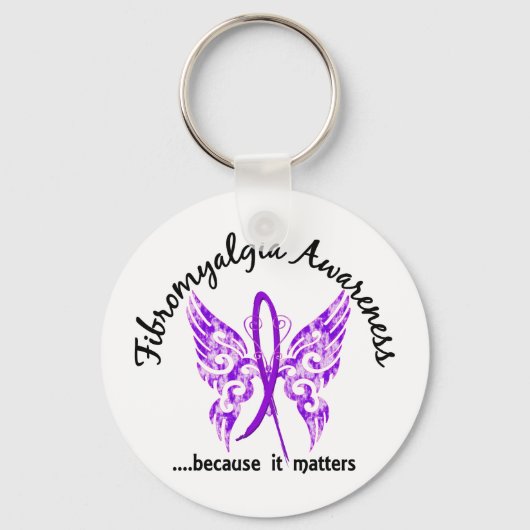 Tattoo Boterfly 6.1 Fibromyalgie Sleutelhanger (Voorkant)