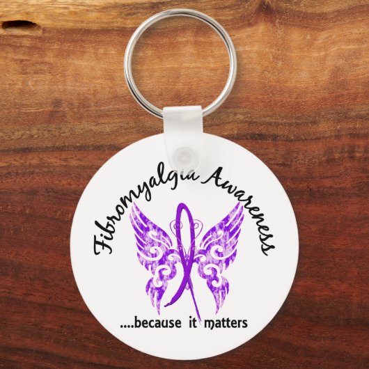 Tattoo Boterfly 6.1 Fibromyalgie Sleutelhanger (Voorkant)