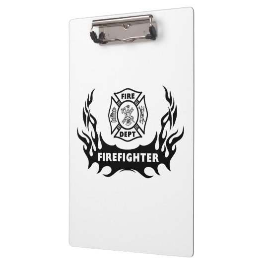Tattoo brandweerman klembord (Links)