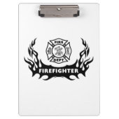 Tattoo brandweerman klembord (Voorkant)