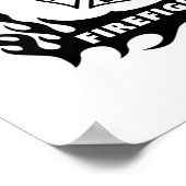 Tattoo brandweerman poster (Hoek)