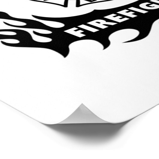 Tattoo brandweerman poster (Hoek)