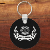 Tattoo brandweerman sleutelhanger (Voorkant)