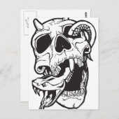 Tattoo Briefkaart (Voorkant / Achterkant)