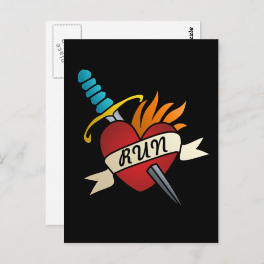 Tattoo Briefkaart (Voorkant / Achterkant)