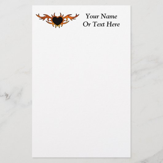 Tattoo Briefpapier (Voorkant)