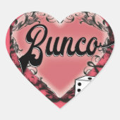 tattoo bunco hart sticker (Voorkant)