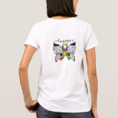 Tattoo Butterfly Awareness - Autisme T-shirt (Achterkant)