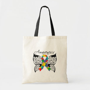 Tattoo Butterfly Awareness - Autisme Tote Bag