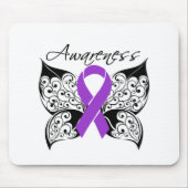 Tattoo Butterfly Awareness - Epilepsy Muismat (Voorkant)