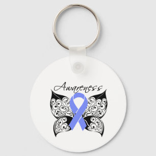 Tattoo Butterfly Awareness - Esophageal Cancer Sleutelhanger