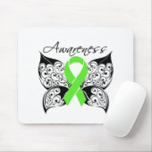 Tattoo Butterfly Awareness - Lymphoma Muismat (Met muis)