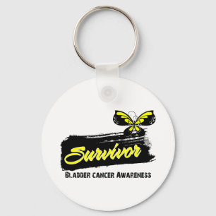 Tattoo Butterfly Bladder Cancer Survivor Sleutelhanger