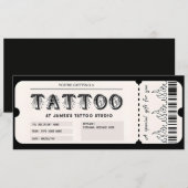 tattoo Cadeaubon Kaart (Voorkant / Achterkant)