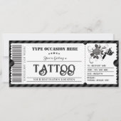 Tattoo Cadeaubon Kaart (Voorkant)