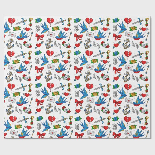  Tattoo Cadeaupapier (Vlak)