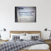 Tattoo Canvas Afdruk (Insitu (Slaapkamer))