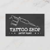 TATTOO CHALK VISITEKAARTJE (Voorkant)