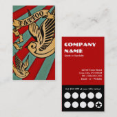 tattoo-coupon voor mousine klantenkaartje (Voorkant / Achterkant)