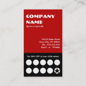 tattoo-coupon voor mousine klantenkaartje (Achterkant)