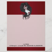 Tattoo Dag van de Dode Suiker Letterhoofd Statione Briefhoofd (Voorkant)