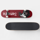 Tattoo Dag van de dode suikerschedel Skateboard (Horizontaal)