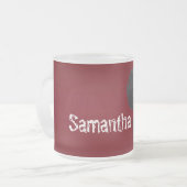 Tattoo Dag van Dead Frosted Glass Coffee Mok Cup (Voorkant links)