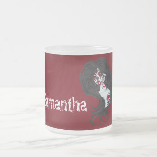 Tattoo Dag van Dead Frosted Glass Coffee Mok Cup