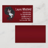 Tattoo Dag van het Dode Suiker Schedel Visitekaart Visitekaartje (Voorkant / Achterkant)