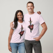 tattoo dagtransperce rose fleur old school tatt t-shirt (Unisex)
