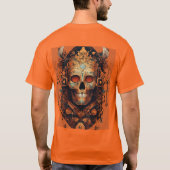 Tattoo Design - Lichtkleur achtergrond T-shirt" T-shirt (Achterkant)