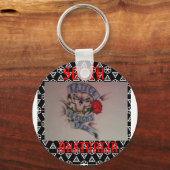 tattoo design pagina sleutelring sleutelhanger (Voorkant)