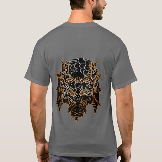 Tattoo Designer T-shirt voor Mannen (Achterkant)
