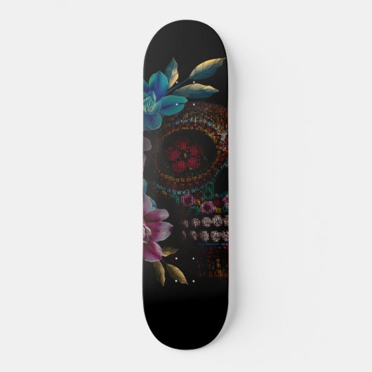 Tattoo Dia des Muertos Skateboard (Voorkant)
